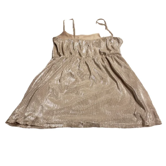 Forever 21 | Dresses | Forever 2 Mini Dress Silver Metalic Size L | Poshmark